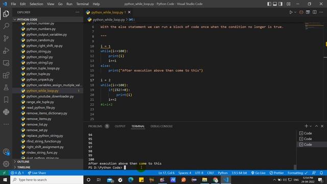 Python While Loop Continue, Break, Pass #163 #lingarajtechhub