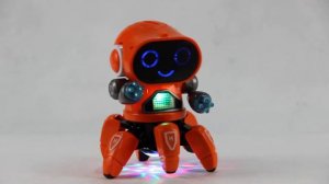 Робот на батарейках музыкальный с подсветкой