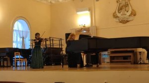 Самира Агаева (скрипка) А.Комаровский "Концерт№2" 1я часть; А.Литвинов "Вечное движение"