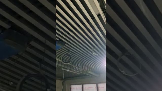 Производство и монтаж реечного потолка 40х40 Basman BS1 частный гараж смотреть онлайн