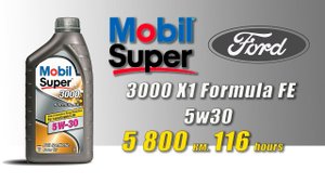 Mobil Super 3000 X1 Formula FE 5w30 (отработка из Ford, 5 800 км.)