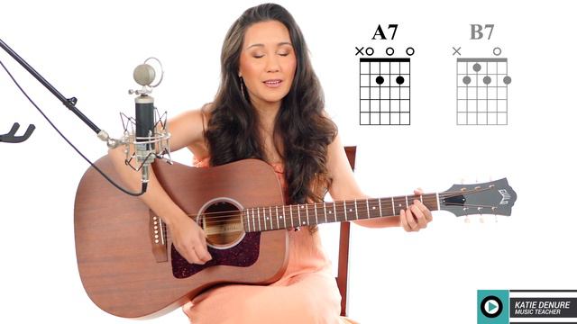 I Saw Her Standing There EASY Beatles Guitar Tutorial with Full Play Along смотреть онлайн