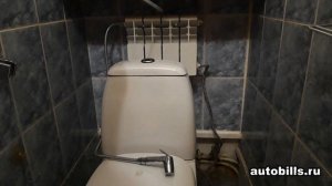 Гигиенический душ с пассивным подогревом./Hygienic shower with passive heating.