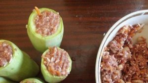Кабачки фаршированные