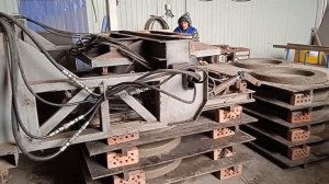 Изготовление опорных колец КО 6 на универсальной форме