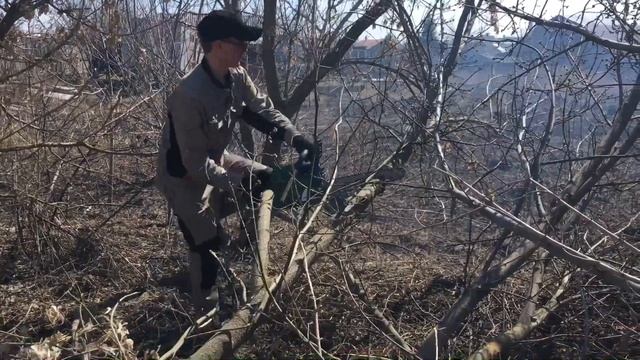 5 день на своей земле! Усадьба восстановление! Дачный вариант! Бензопила FPCSP45! смотреть онлайн