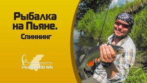 Рыбалка на Пьяне  Ловля голавля на спиннинг.