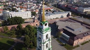 Тула, Тульский кремль, Казанская набережная и улица Металлистов. Летаю на коптере DJI mini2.