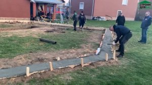 ЗАЛИВКА ФУНДАМЕНТА В ДЕРЕВНЕ СЛОБОДА | БУРОНАБИВНЫЕ СВАИ  | СТРОИМ ДЛЯ ВАС