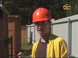 контроль горизонтального уровня фундамента лазерным нивелиром