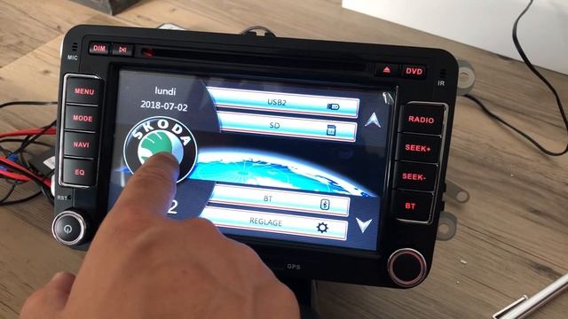Configuration/menu caché autoradio Volkswagen/seat/Skoda смотреть онлайн