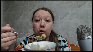 АсмрМУКБАНГ ВКУСНЫЙ СУП+БОЛТАЛКАШепот, Релакс, Звуки еды | Asmr Mukbang