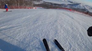 Банное.  Полный спуск без остановок + новые трассы!!! Горнолыжный курорт