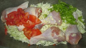 Рагу с курицей