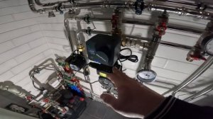 Отопление частного дома 100 кв. м. Только теплые полы. Котельная из нержавейки.