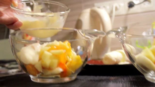 Фруктовый,Легкий,Быстрый и Очень Вкусный Десерт*Delicious desert//Приятного Аппетита*