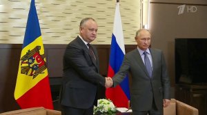 Президент России провел переговоры с главой Молдавии Игорем Додоном