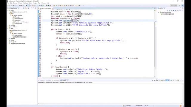 Java Dersleri #55 - Proje : Sayı Tahmin Oyunu смотреть онлайн