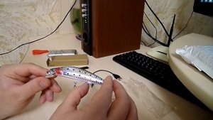 Роботизированная приманка для рыбалки#Обыкновенная миноха или устройство которое издаёт свет?!