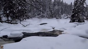 Рускеала водопады Ахвенкоски (Ахинкоски) зимой. Карелия, начало февраля 2022. Ruskeala Waterfalls.