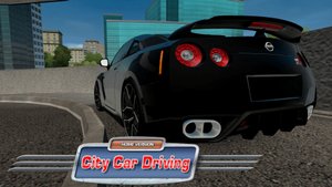 Междурядье на Nissan GT-R  | Опасное вождение |City Car Driving