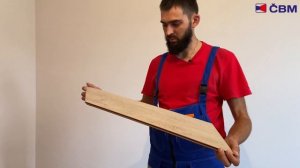 Укладка французкой елки.  Ламинированный паркет CBM. Коллекция OSTROST