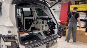 Шумоизоляция на примере GLS 167 - несколько машин в работе одновременно