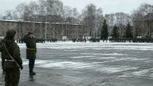 Парад на присяге в/ч 74400 26 декабря 2015