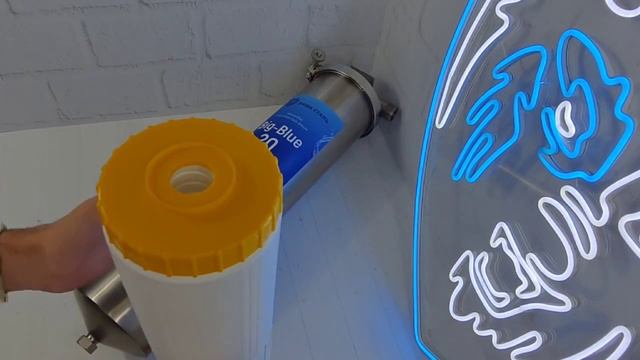 Фильтр для смягчения воды и удаления накипи. Умягчающий стальной фильтр НАША СТАЛЬ Big blue 20 смотреть онлайн