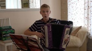 Частушки | Выйду ночью в поле с конем | На баяне - Тимофей