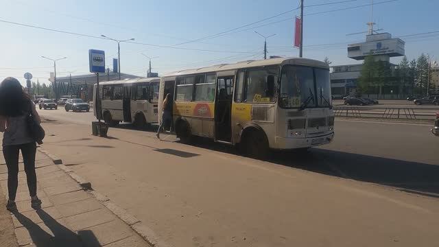 Автобусы ПАЗ в Архангельске! смотреть онлайн