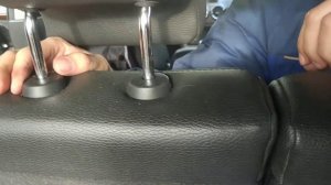Снятие подголовников Опель антара