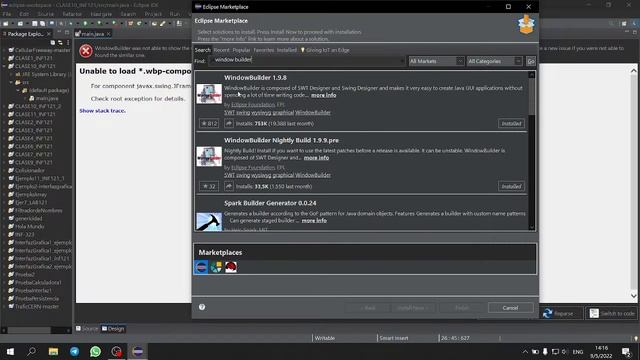 Tutorial instalación WindowBuilder y SWT en Eclipse смотреть онлайн