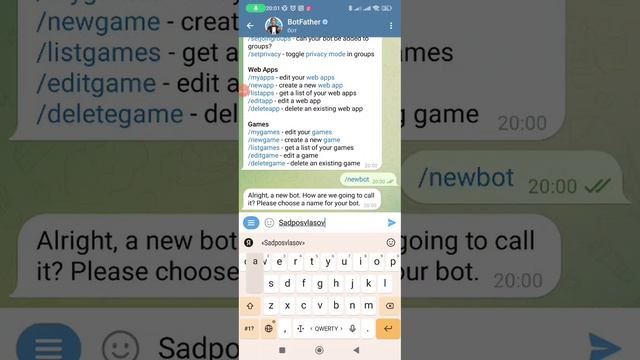 Добавление бота в Telegram смотреть онлайн