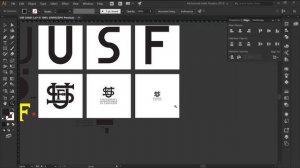 Adobe Illustrator  | Monogram Style logo (Speed Art)