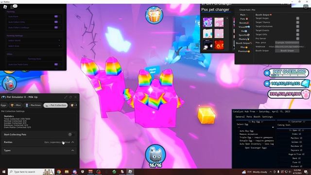 [?NEW!] Pet Simulator X Script / Hack | Auto Farm | Mine Gems + Egg Hunt | *PASTEBIN 2023* смотреть онлайн