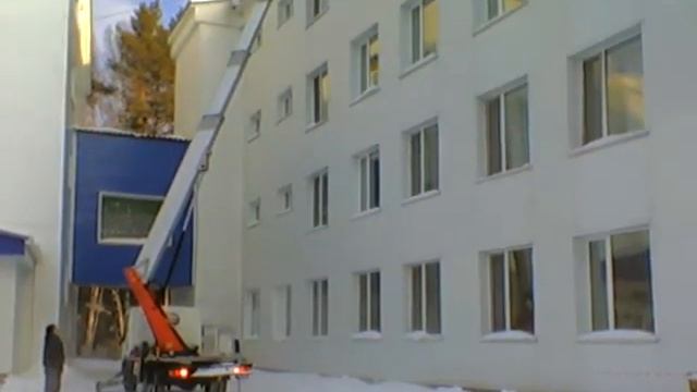 Дядя Стёпа чистит снег Bison Palfinger TA 25 смотреть онлайн