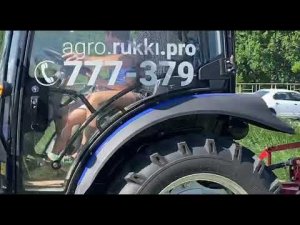 Покос травы на тракторе Lovol-504С с роторной косилкой