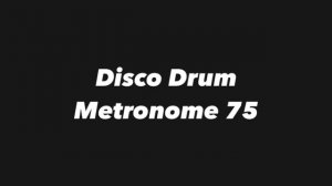 Disco Drum Metronome 75