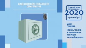 Видеофиксация сохранности сейф-пакетов