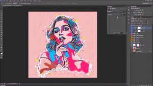 Фотошоп. Photoshop. ЭФФЕКТЫ. Краски Искусство. Paints Art..mp4