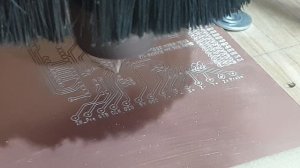Печатная плата на фрезерном станке с чпу