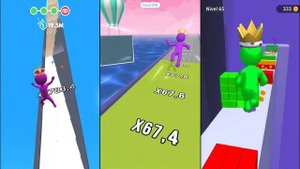 Size Up vs Giant Rush vs Color Race 3d - Triple Game