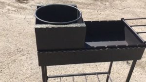 Мангал Гурман с печкой для казана