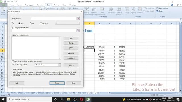 Learn How to use SOLVER Tool In Excel | Find Out Numbers that are added to a Specific Total смотреть онлайн