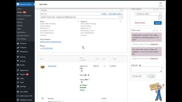 WordPress Plugin Stock Locations for WooCommerce - Auto Stock Allocation for Locations