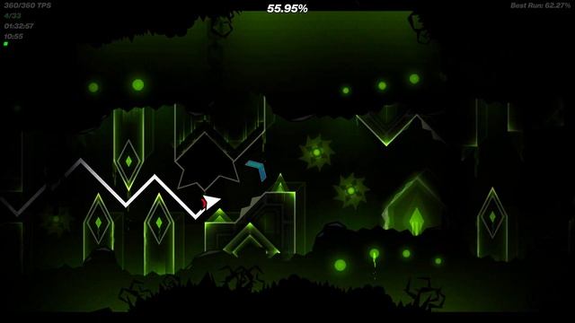 [TOP 58] Virulent Verge 100% by NineDice | Geometry Dash смотреть онлайн