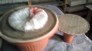 Вазон (265х370 см) из бетона своими руками
