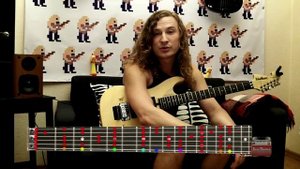 Em Scale By Chords Method / Построение аккордов в тональности Ми-минор.