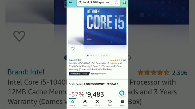 Intel Core i5-10400F 10th Generation Processor with 12MB Cache Memory 6 Cores 12 Threads смотреть онлайн